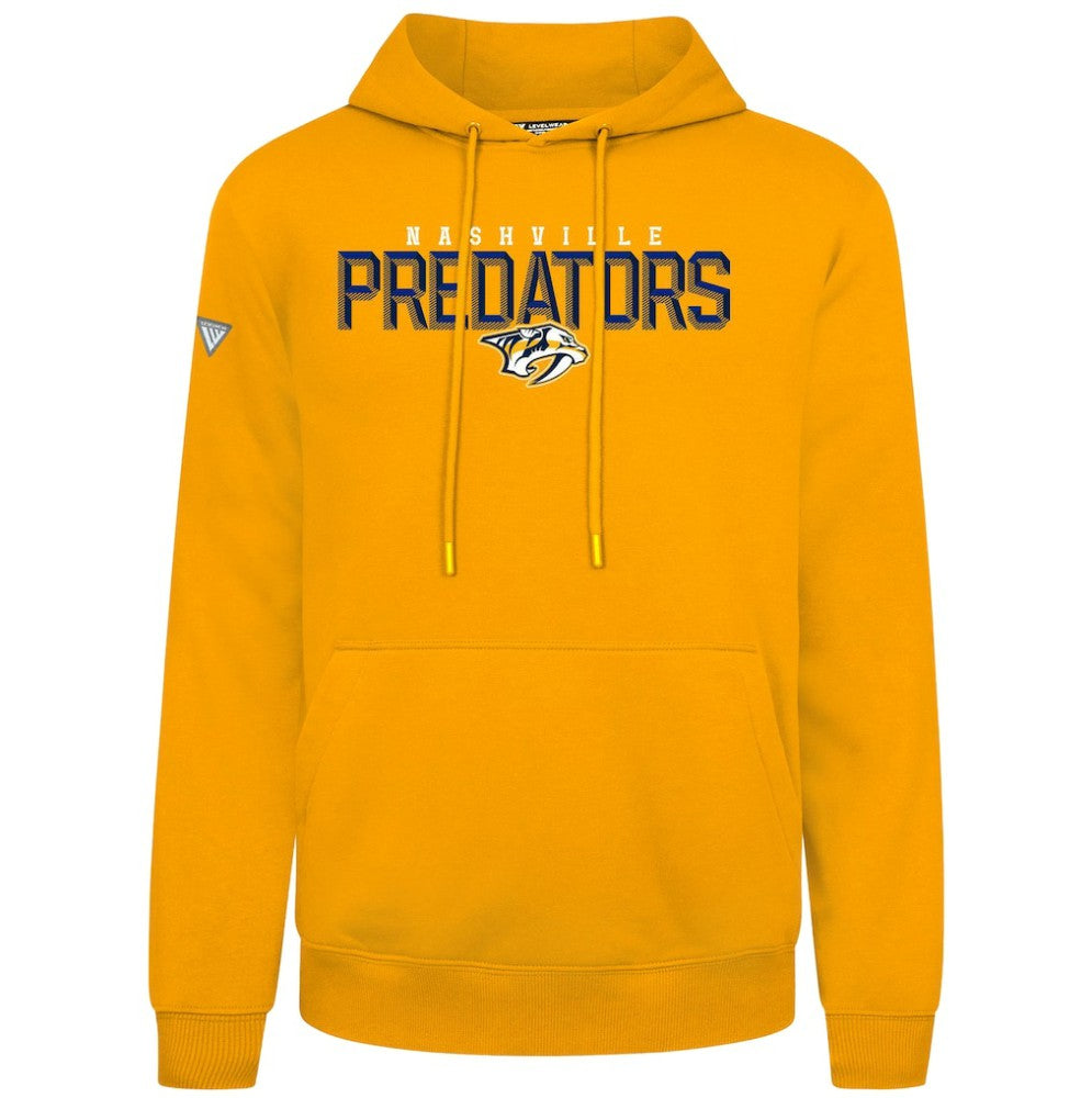 Nashville Predators - Levelwear Podium Carve Pullover Hoodie Gold