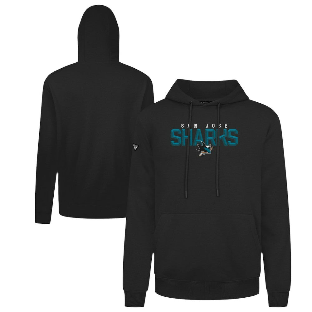 San Jose Sharks - Levelwear Podium Carve Pullover Hoodie Black