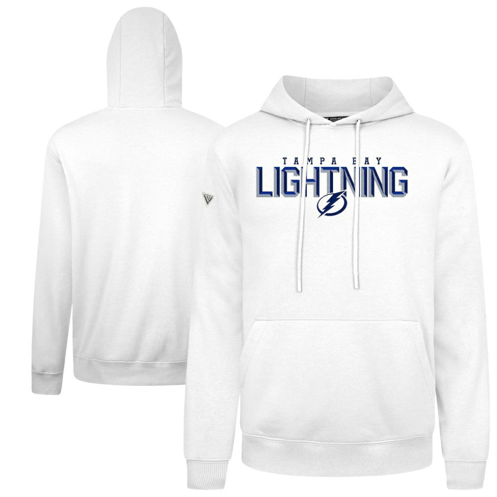 Tampa Bay Lightning - Levelwear Podium Carve Pullover Hoodie White