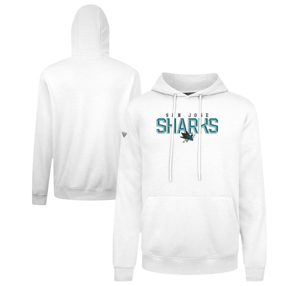 San Jose Sharks - Levelwear Podium Carve Pullover Hoodie White