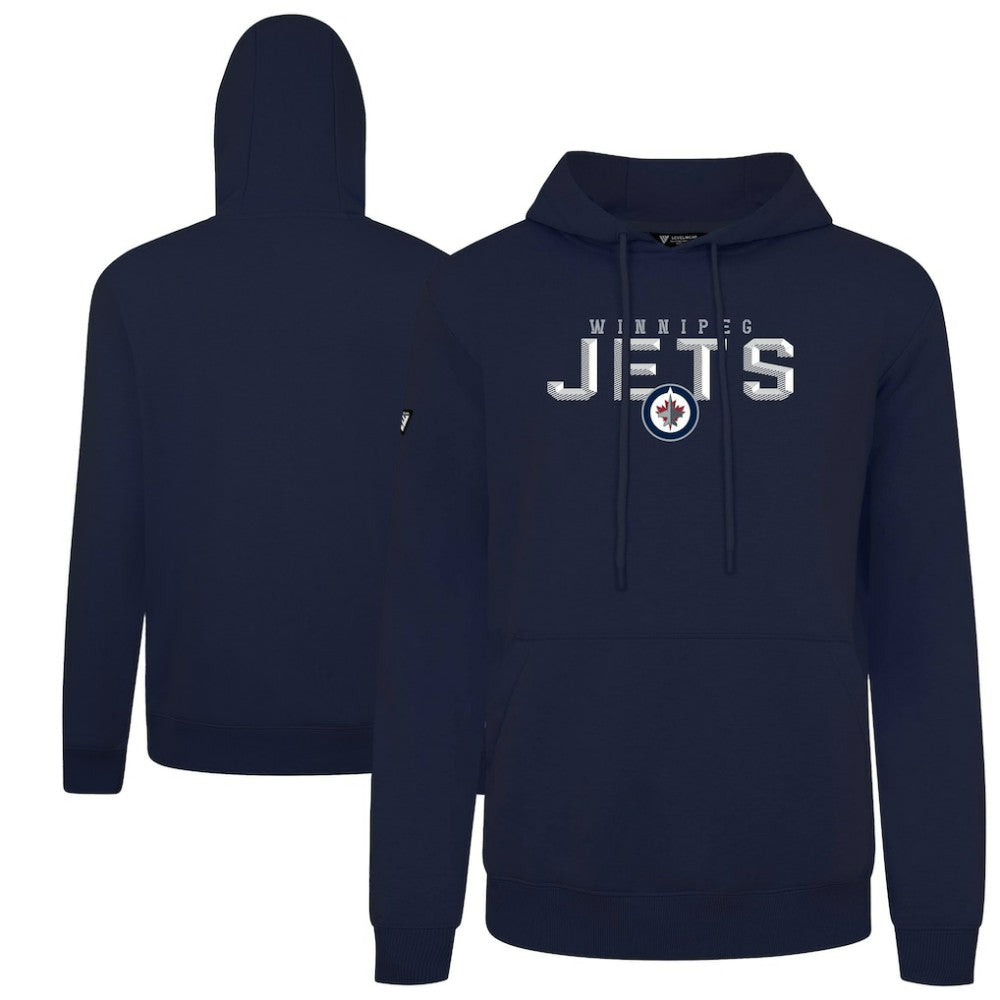 Winnipeg Jets - Levelwear Podium Carve Pullover Hoodie Navy