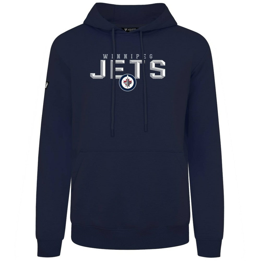 Winnipeg Jets - Levelwear Podium Carve Pullover Hoodie Navy