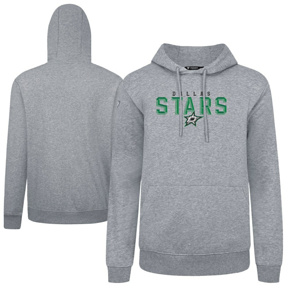 Dallas Stars - Levelwear Podium Carve Pullover Hoodie Gray