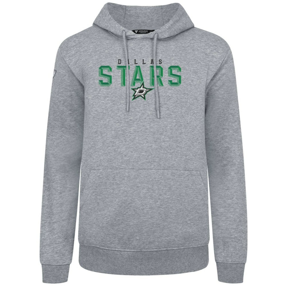 Dallas Stars - Levelwear Podium Carve Pullover Hoodie Gray