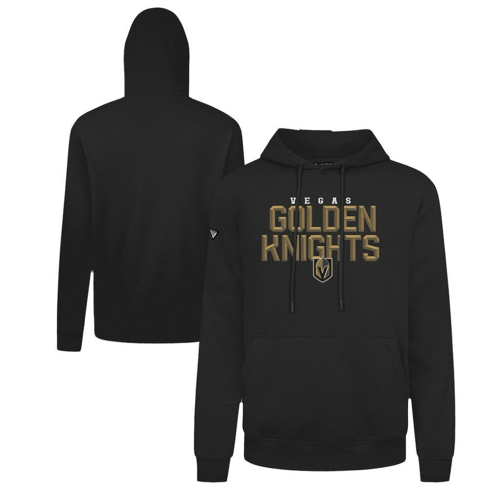 Vegas Golden Knights Levelwear Podium Carve Pullover Hoodie Black