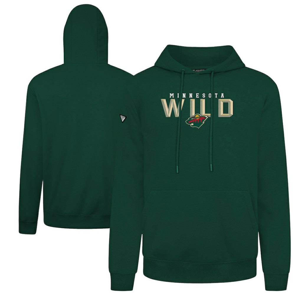Minnesota Wild - Levelwear Podium Carve Pullover Hoodie Green