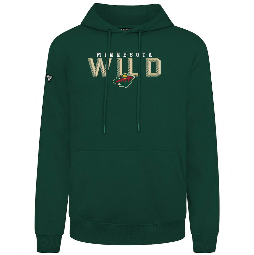 Minnesota Wild - Levelwear Podium Carve Pullover Hoodie Green