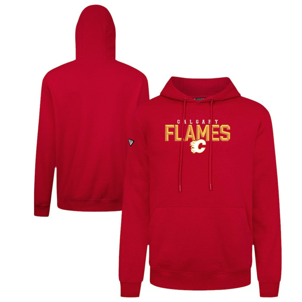 Calgary Flames - Levelwear Podium Carve Pullover Hoodie Red