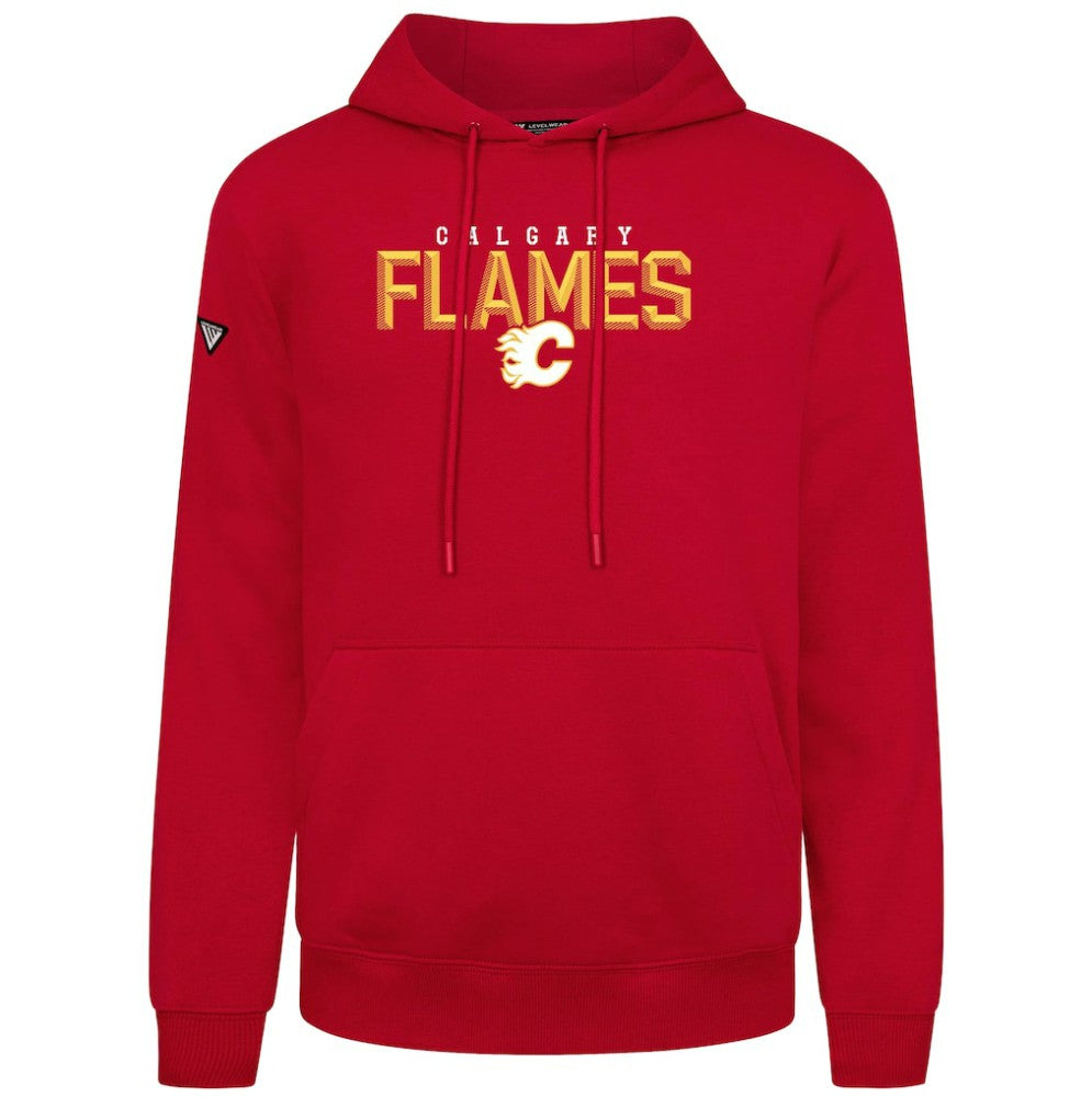 Calgary Flames - Levelwear Podium Carve Pullover Hoodie Red