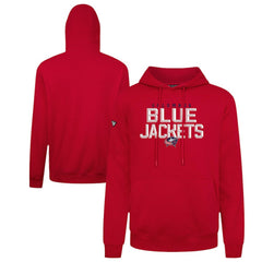 Columbus Blue Jackets - Levelwear Podium Carve Pullover Hoodie Red