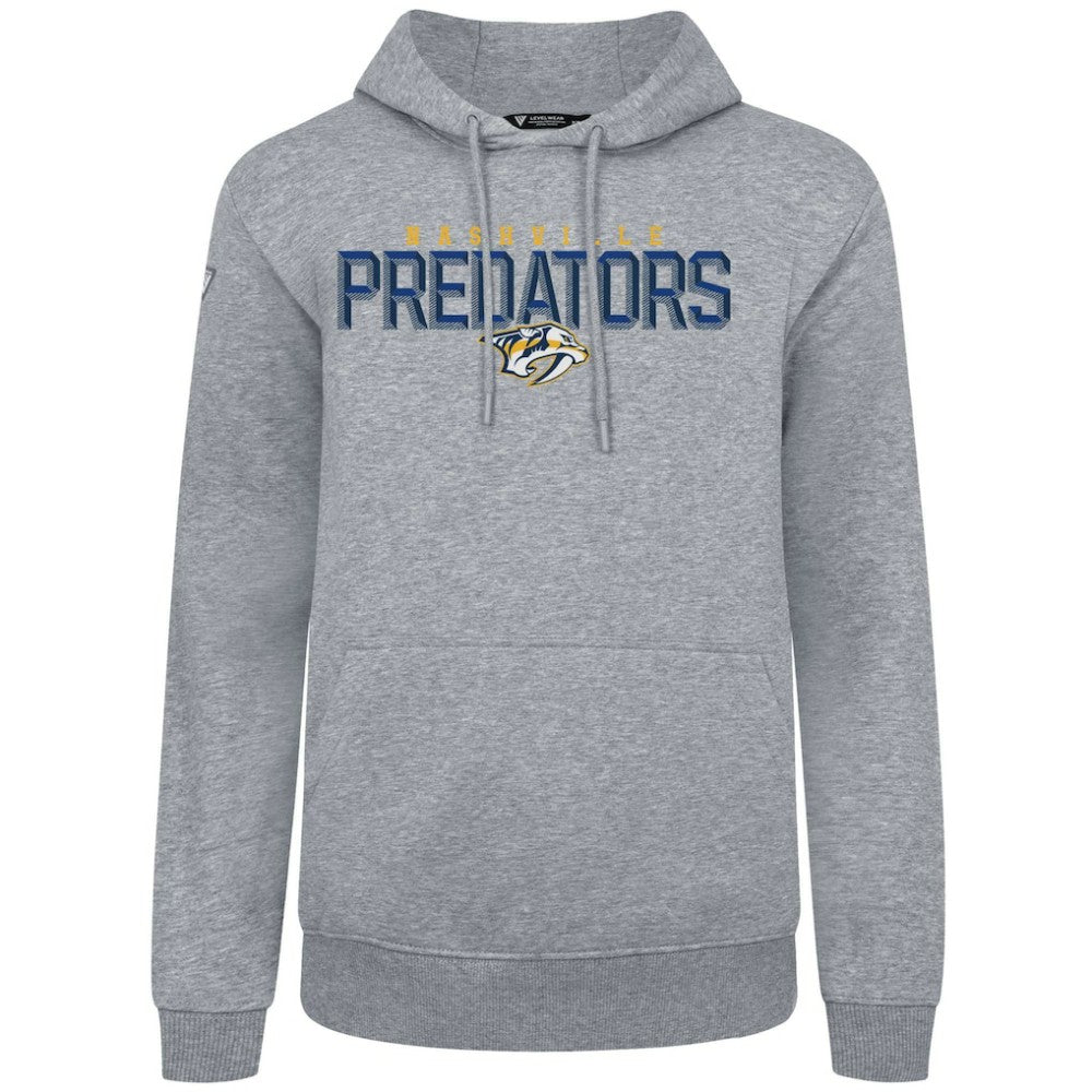 Nashville Predators - Levelwear Podium Carve Pullover Hoodie Gray