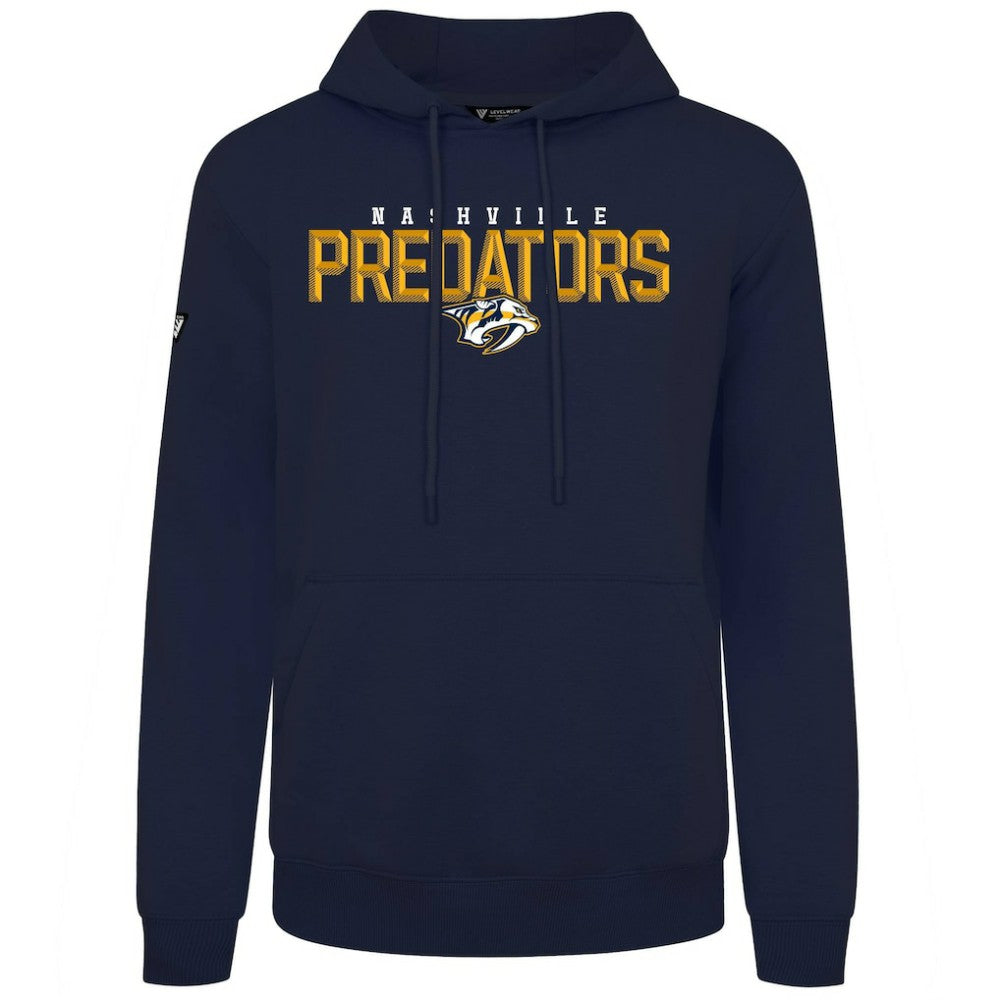 Nashville Predators - Levelwear Podium Carve Pullover Hoodie Navy