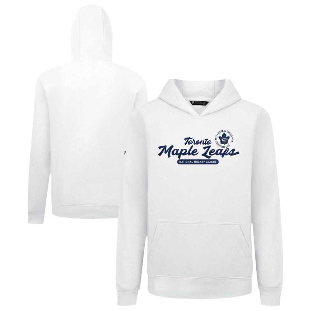 Toronto Maple Leafs - Levelwear Youth Podium Monument Pullover Hoodie White