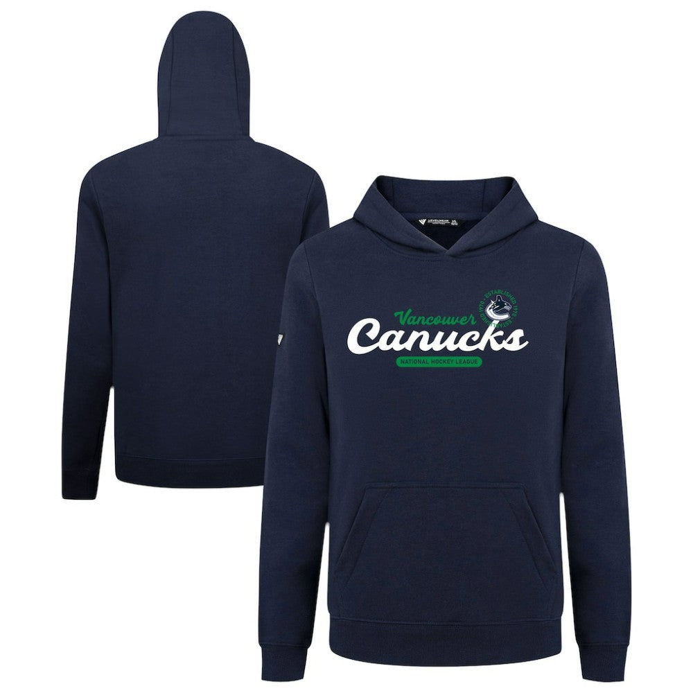 Vancouver Canucks - Levelwear Youth Podium Monument Pullover Hoodie Navy