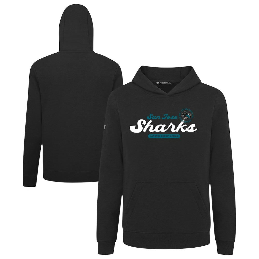 San Jose Sharks - Levelwear Youth Podium Monument Pullover Hoodie Black