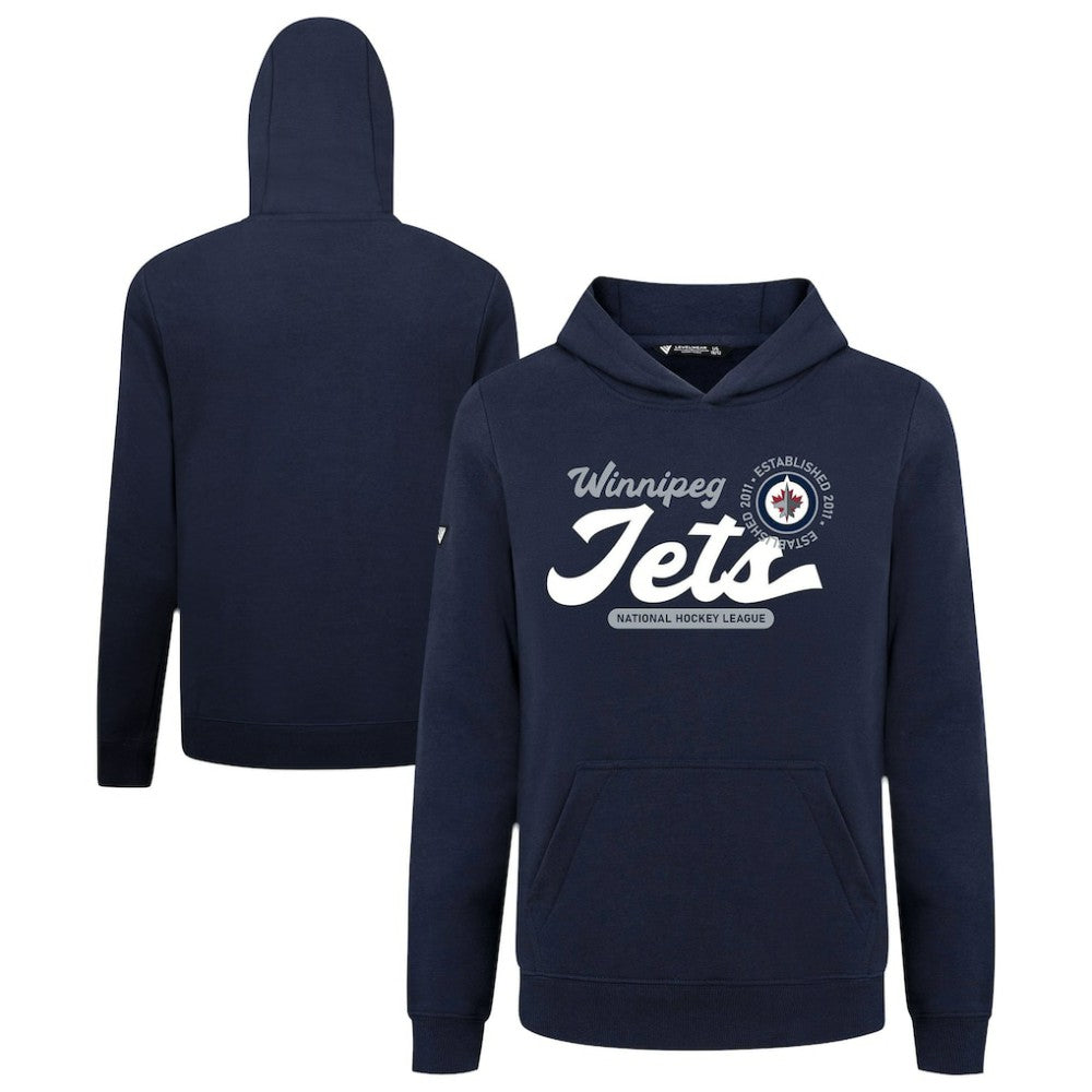 Winnipeg Jets - Levelwear Youth Podium Monument Pullover Hoodie Navy