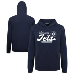 Winnipeg Jets - Levelwear Youth Podium Monument Pullover Hoodie Navy