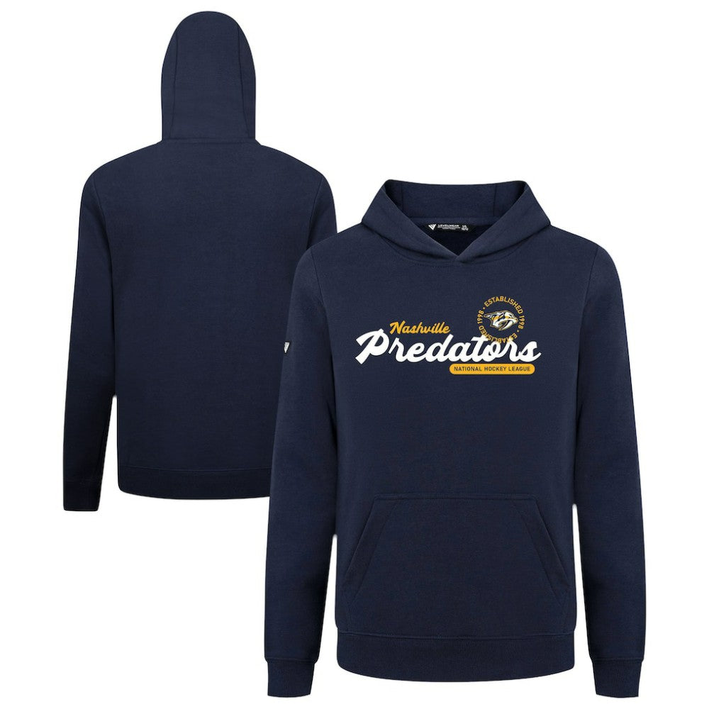Nashville Predators - Levelwear Youth Podium Monument Pullover Hoodie Navy