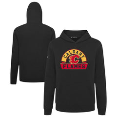 Calgary Flames - Levelwear Youth Podium Banner Arch Pullover Hoodie Black