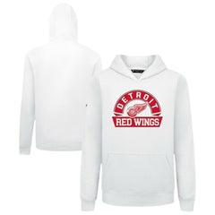 Detroit Red Wings - Levelwear Youth Podium Banner Arch Pullover Hoodie White