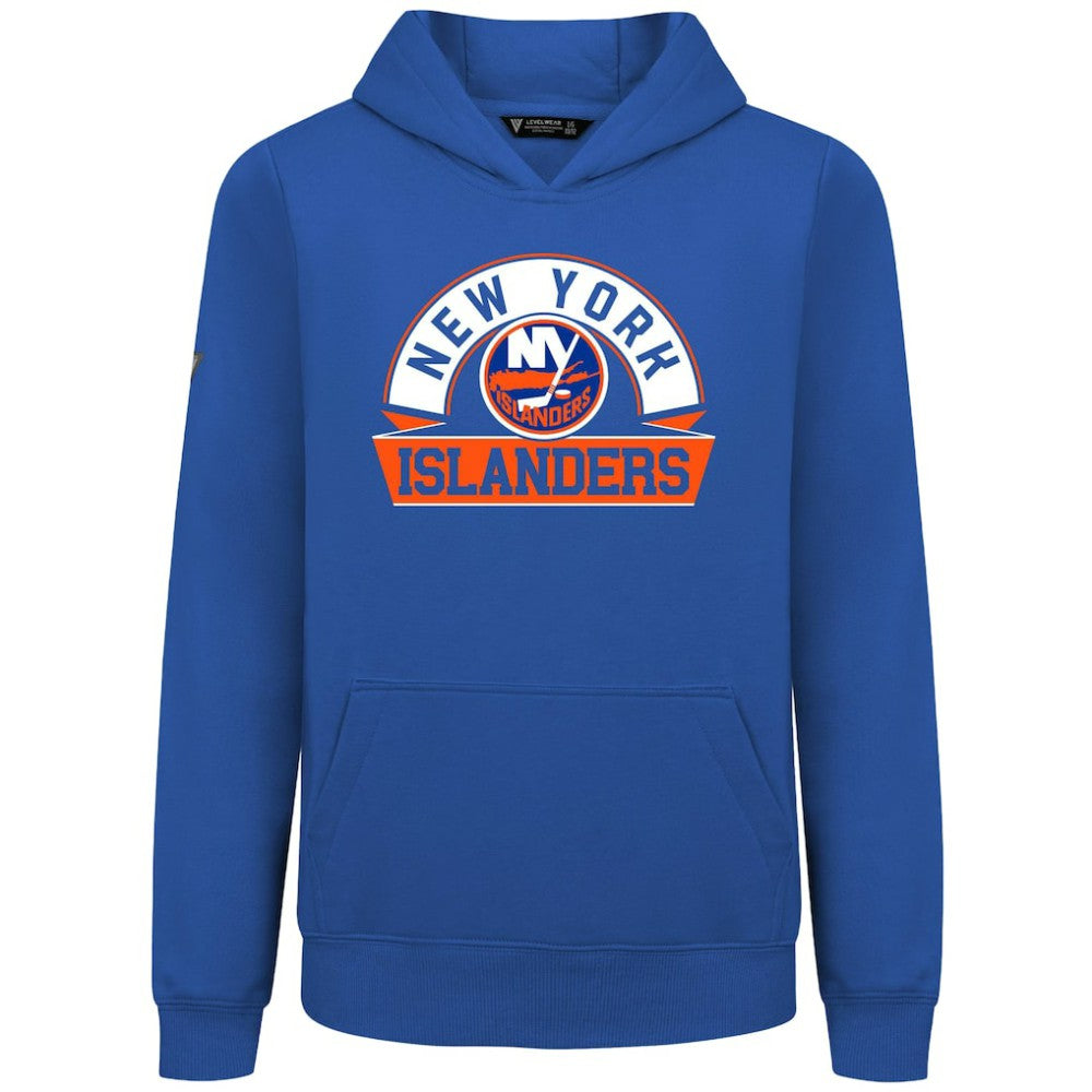 New York Islanders - Levelwear Youth Podium Banner Arch Pullover Hoodie Royal