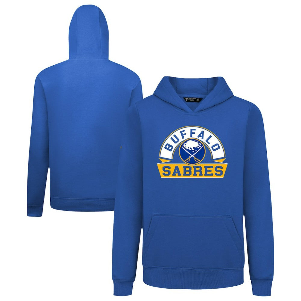 Buffalo Sabres - Levelwear Youth Podium Banner Arch Pullover Hoodie Royal