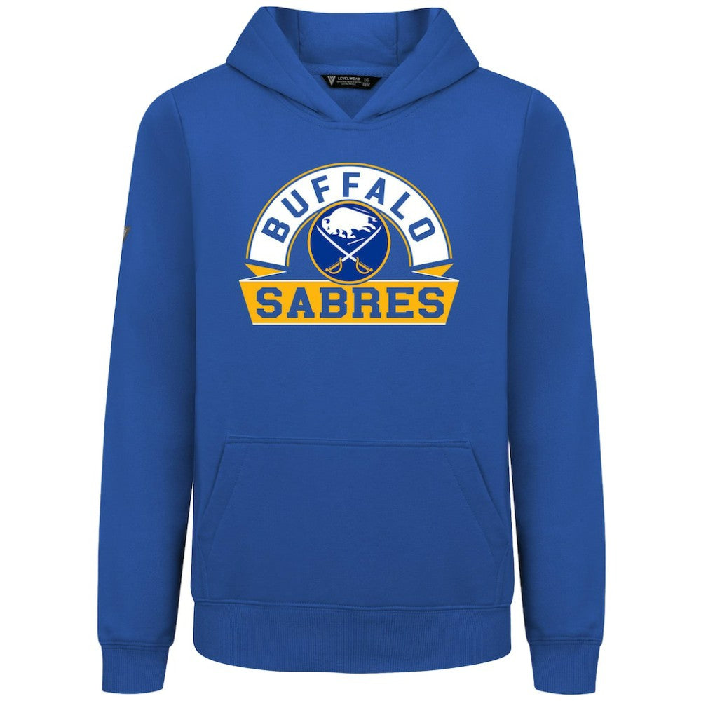 Buffalo Sabres - Levelwear Youth Podium Banner Arch Pullover Hoodie Royal