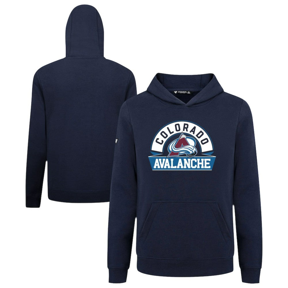 Colorado Avalanche - Levelwear Youth Podium Banner Arch Pullover Hoodie Navy