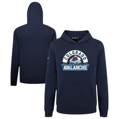 Colorado Avalanche - Levelwear Youth Podium Banner Arch Pullover Hoodie Navy