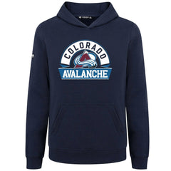 Colorado Avalanche - Levelwear Youth Podium Banner Arch Pullover Hoodie Navy
