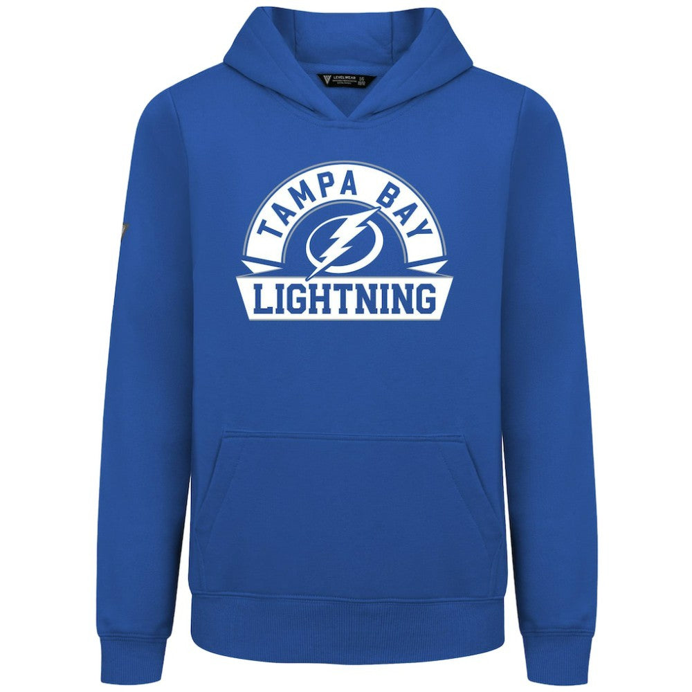 Tampa Bay Lightning - Levelwear Youth Podium Banner Arch Pullover Hoodie Royal