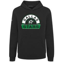 Dallas Stars - Levelwear Youth Podium Banner Arch Pullover Hoodie Black