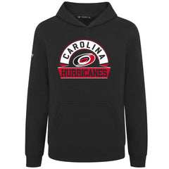 Carolina Hurricanes - Levelwear Youth Podium Banner Arch Pullover Hoodie Black