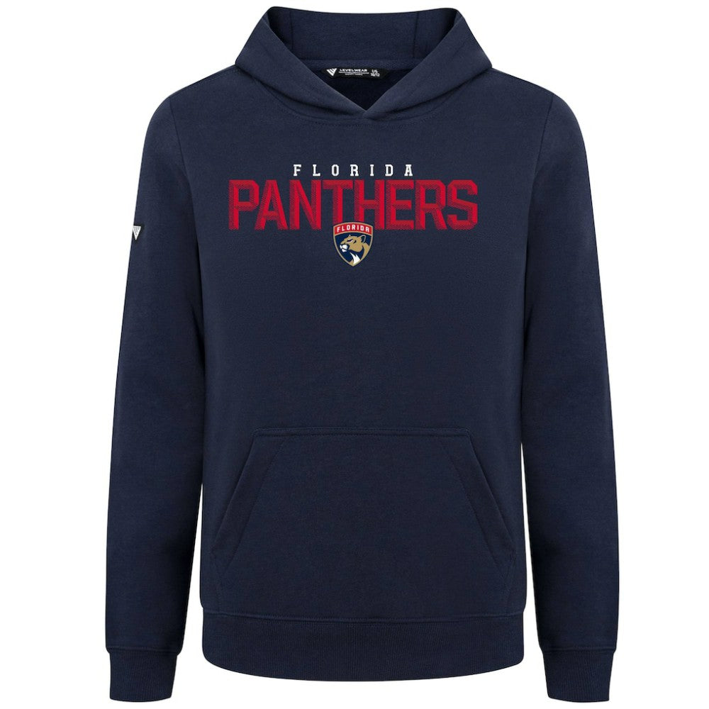 Florida Panthers - Levelwear Youth Podium Carve Pullover Hoodie Navy