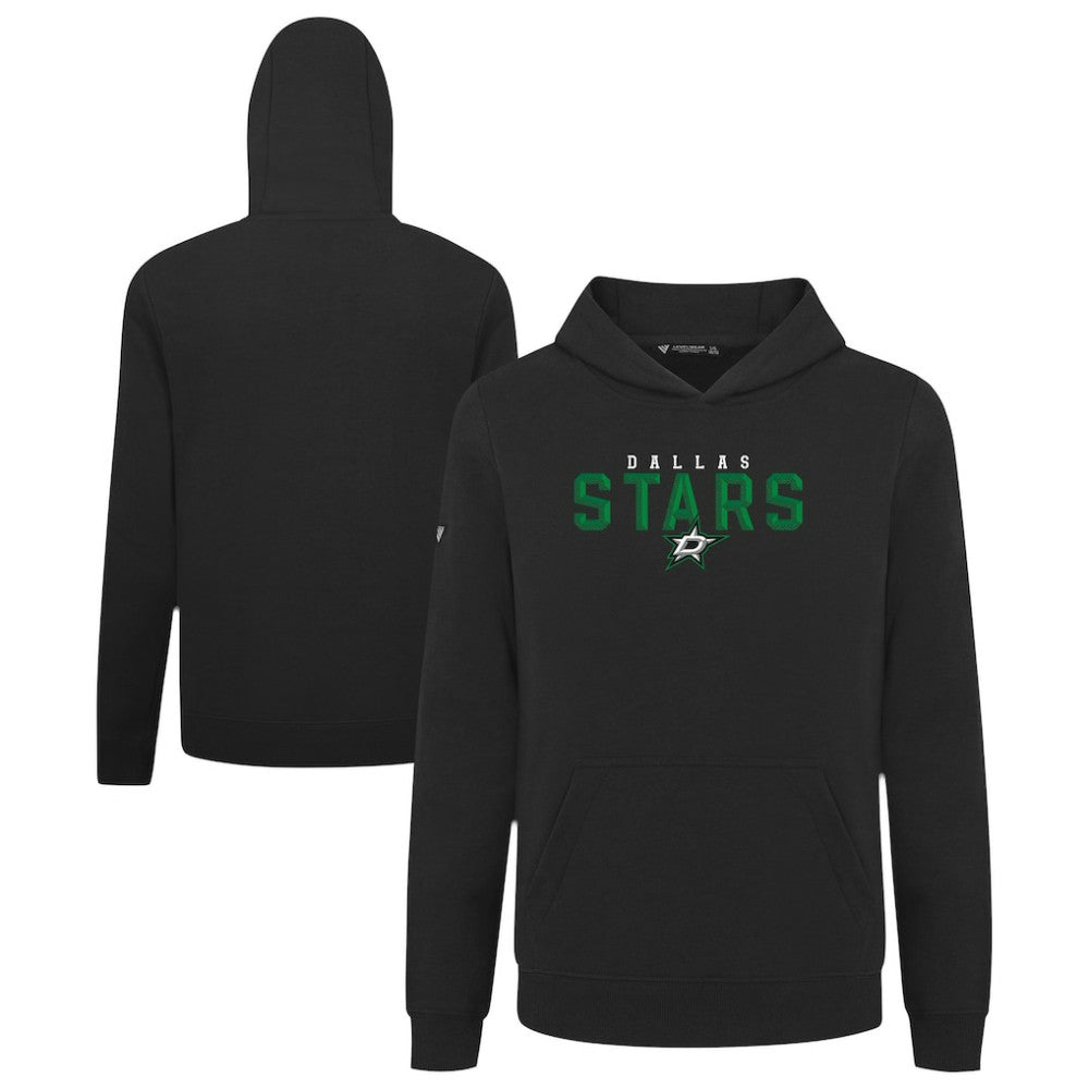 Dallas Stars - Levelwear Youth Podium Carve Pullover Hoodie Black