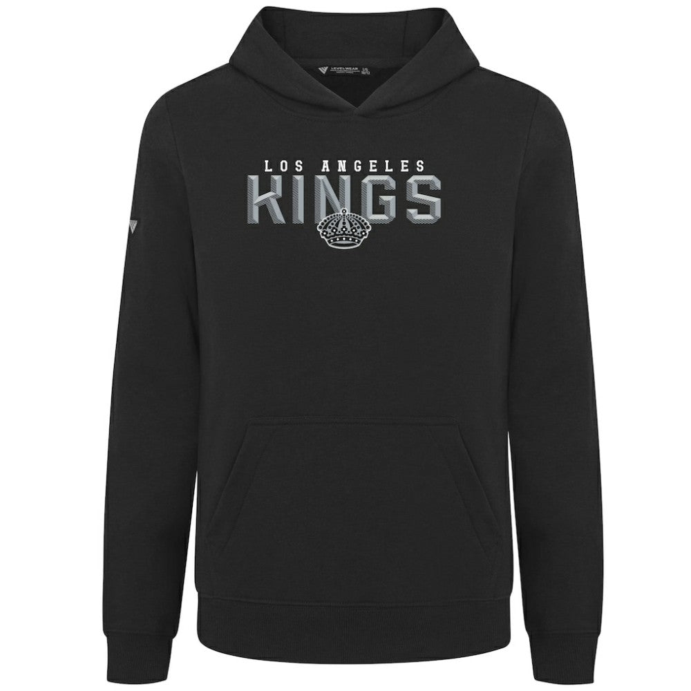 Los Angeles Kings - Levelwear Youth Podium Carve Pullover Hoodie Black