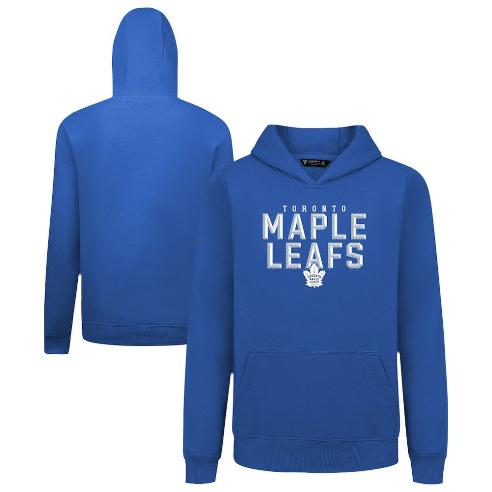 Toronto Maple Leafs - Levelwear Youth Podium Carve Pullover Hoodie Royal