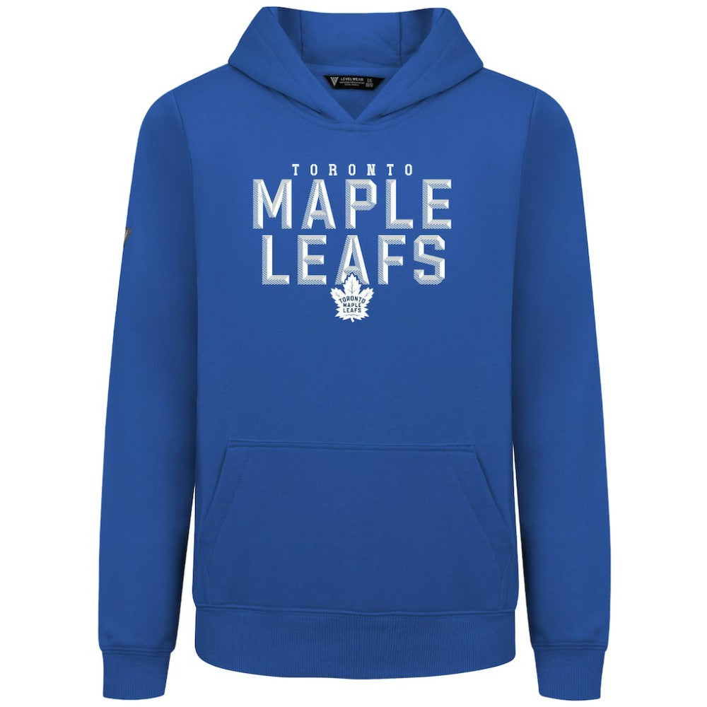 Toronto Maple Leafs - Levelwear Youth Podium Carve Pullover Hoodie Royal