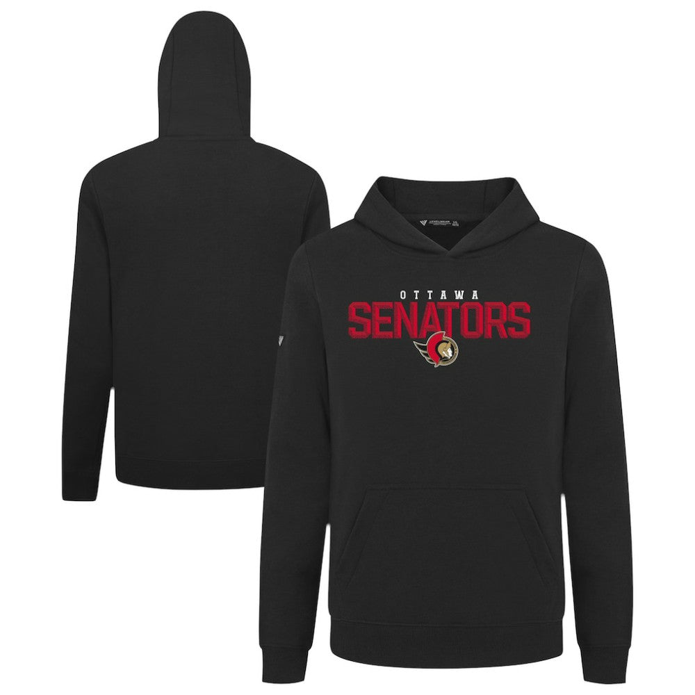 Ottawa Senators - Levelwear Youth Podium Carve Pullover Hoodie Black