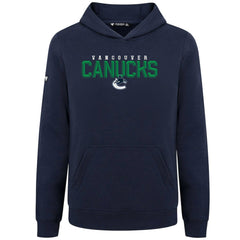 Vancouver Canucks - Levelwear Youth Podium Carve Pullover Hoodie Navy