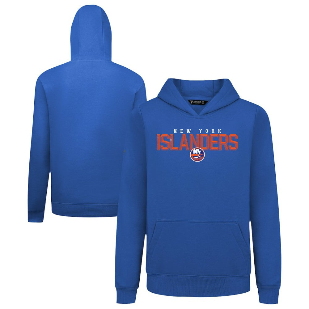 New York Islanders - Levelwear Youth Podium Carve Pullover Hoodie Royal