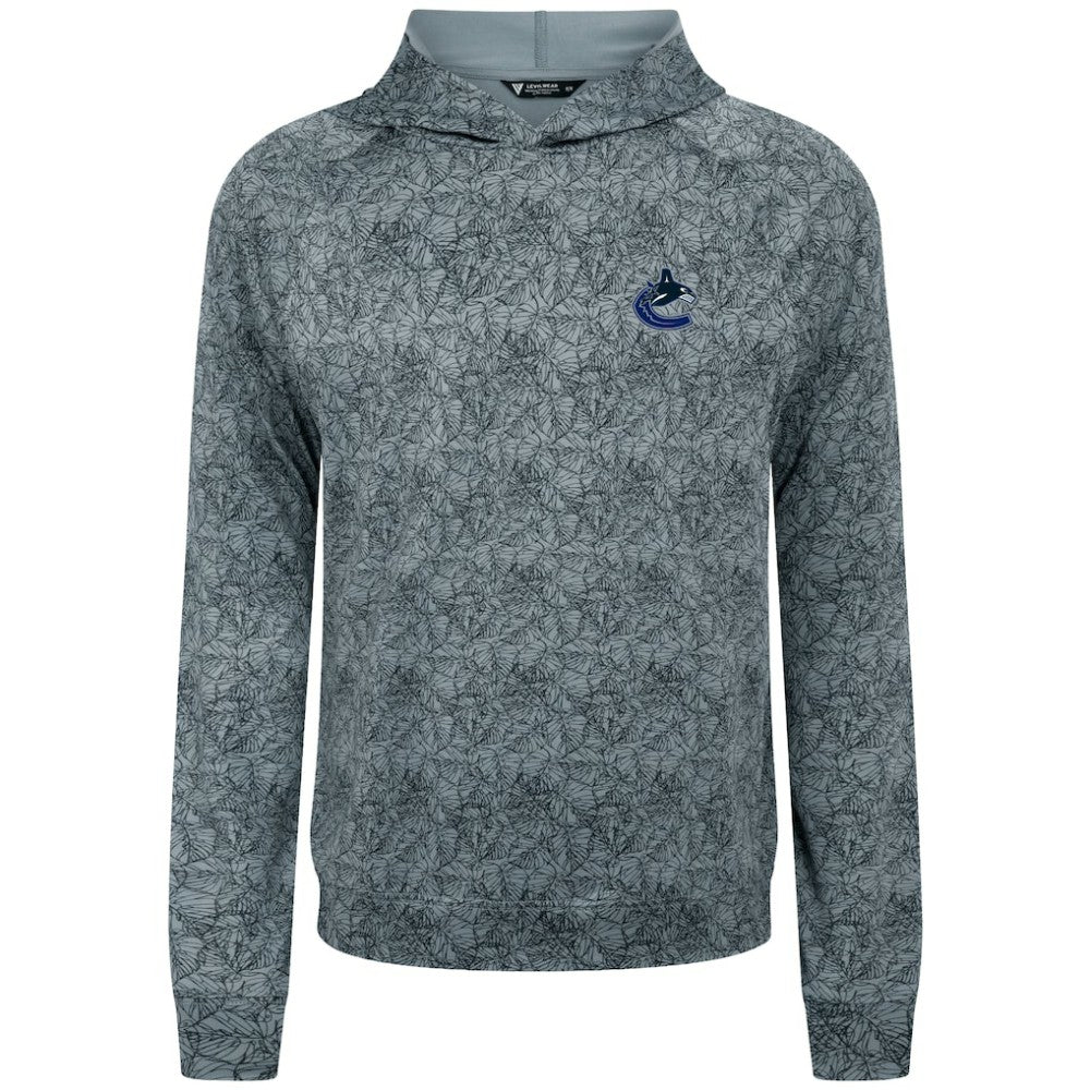 Vancouver Canucks - Levelwear Albatross Raglan Pullover Hoodie Gray