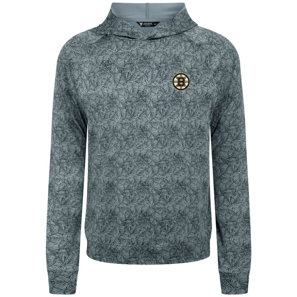 Boston Bruins Levelwear Albatross Raglan Pullover Hoodie Gray