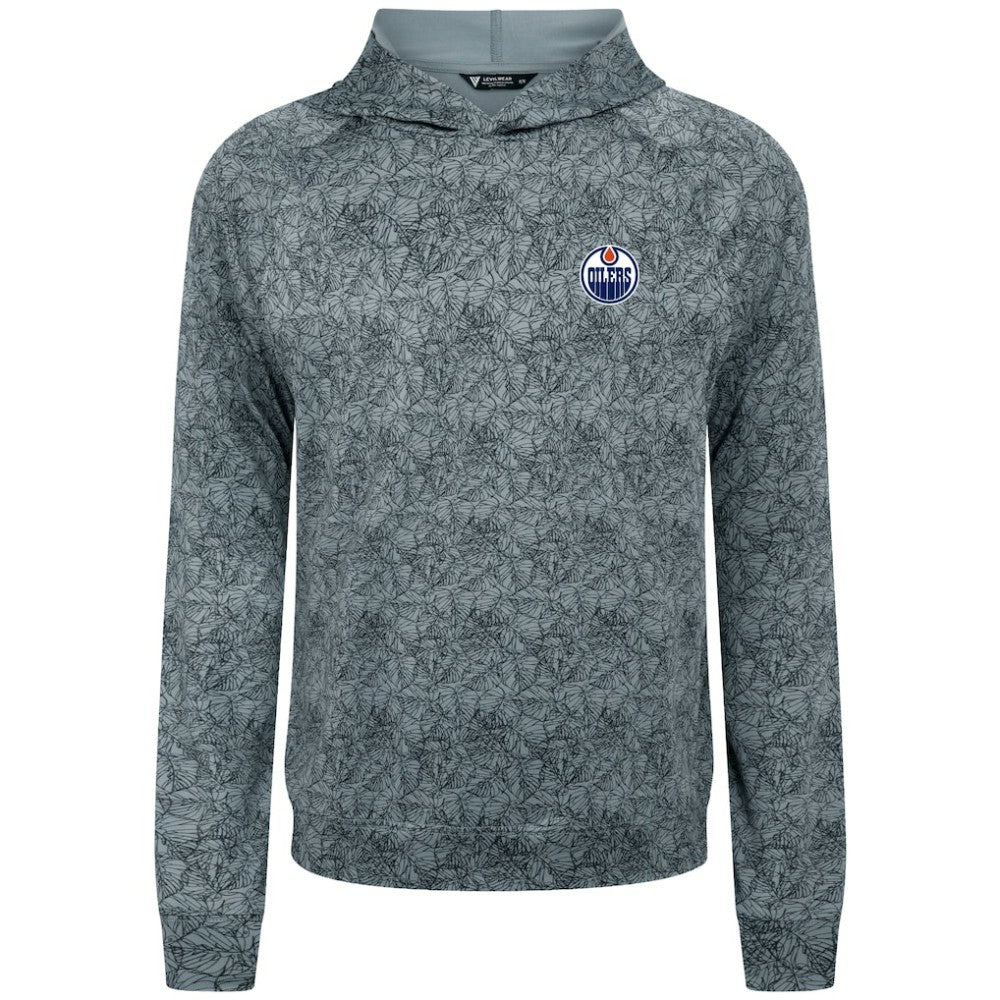 Edmonton Oilers - Levelwear Albatross Raglan Pullover Hoodie Gray
