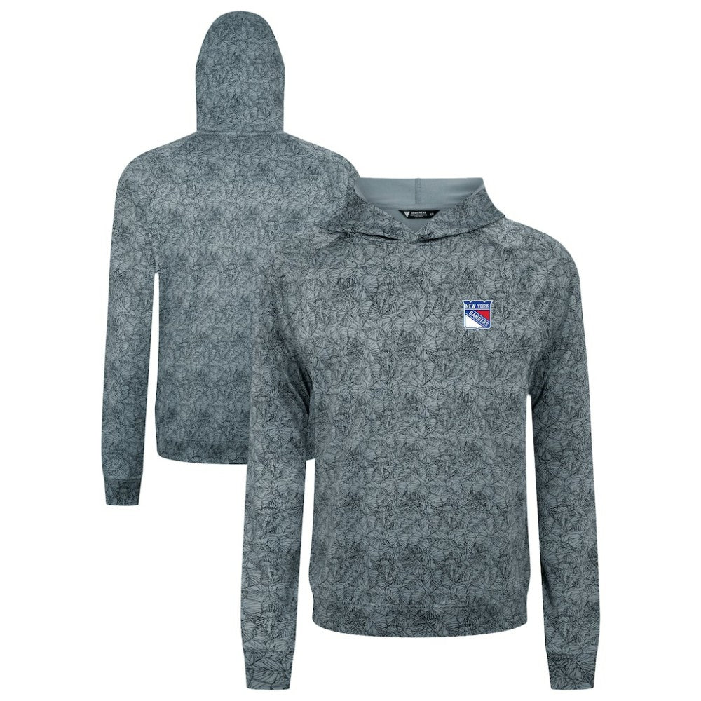 New York Rangers Levelwear Albatross Raglan Pullover Hoodie Gray