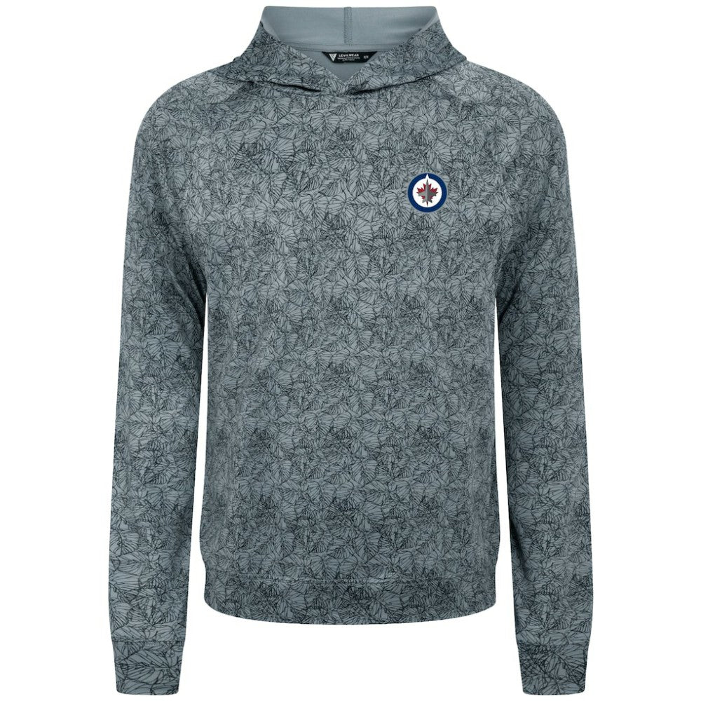 Winnipeg Jets - Levelwear Albatross Raglan Pullover Hoodie Gray