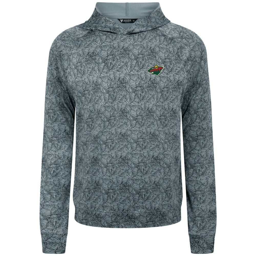 Minnesota Wild - Levelwear Albatross Raglan Pullover Hoodie Gray