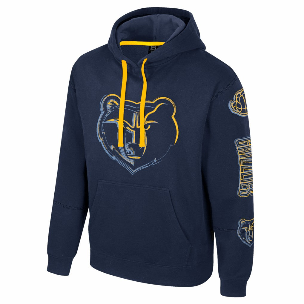NBA - Memphis Grizzlies Stadium Essentials Unisex Elementized Pullover Hoodie - Navy