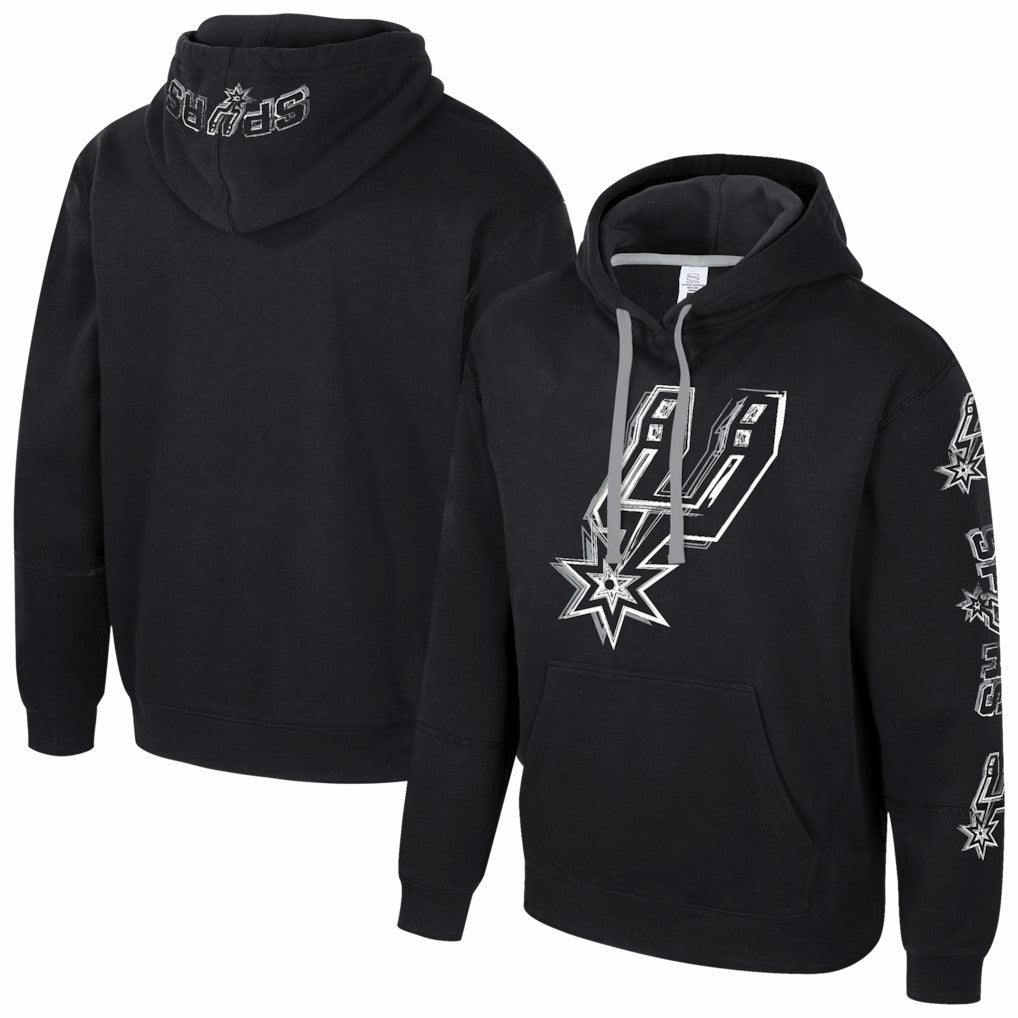 NBA - San Antonio Spurs Stadium Essentials Unisex Elementized Pullover Hoodie - Black