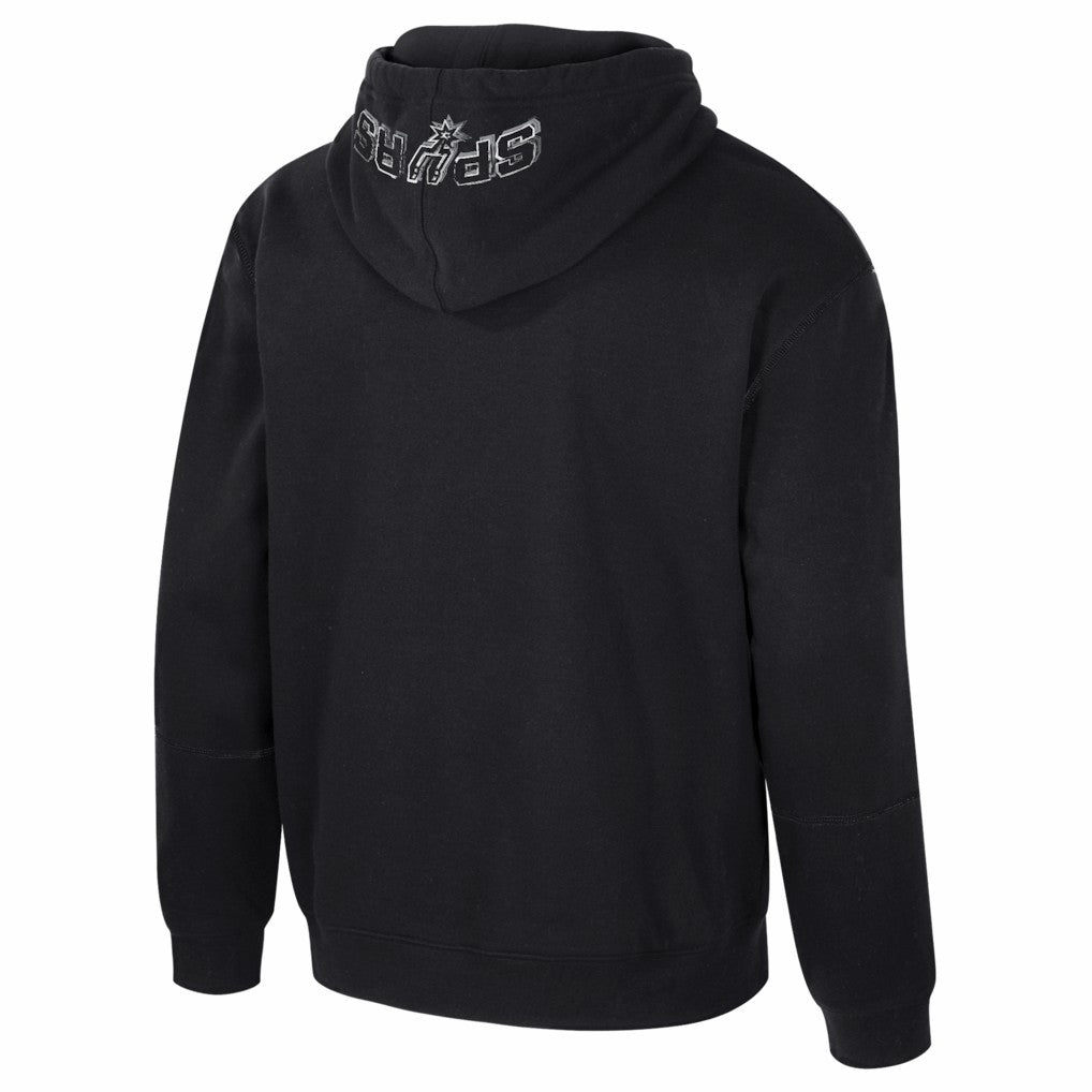 NBA - San Antonio Spurs Stadium Essentials Unisex Elementized Pullover Hoodie - Black
